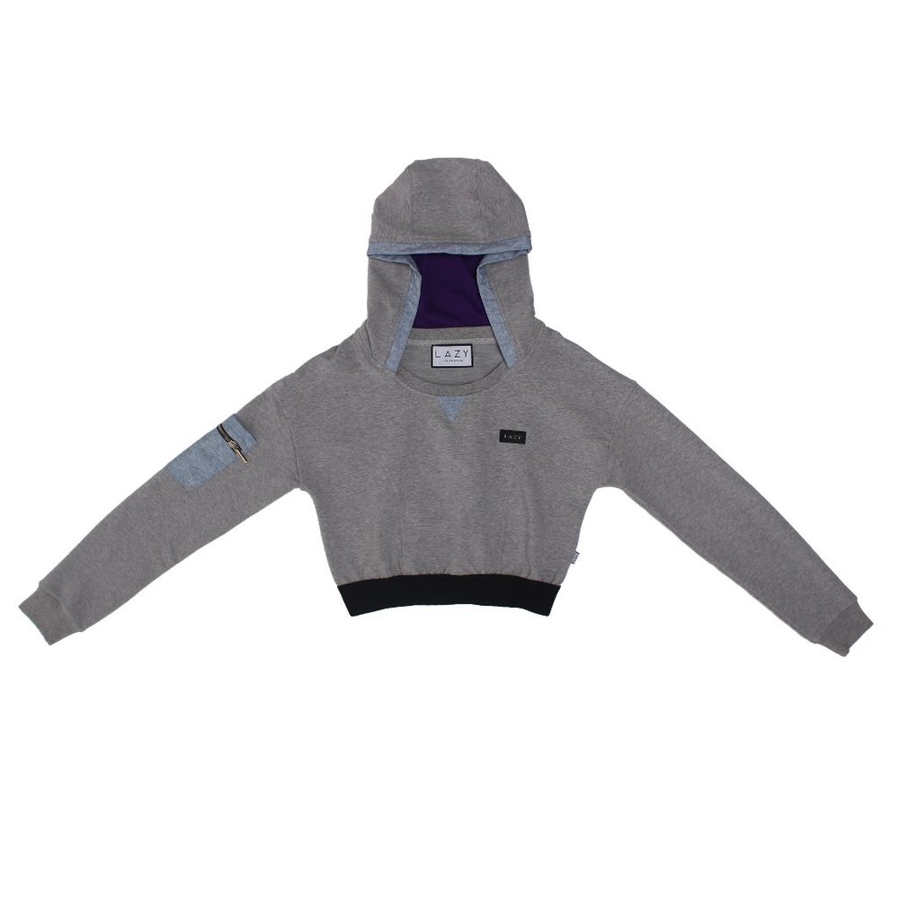 Crop Hoodie /Activewear/ Luxury Street Style / ECO